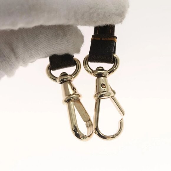 FENDI Zucca Canvas Zucchino Canvas Hand Bag 2way Brown Black beige - Picture 13 of 16